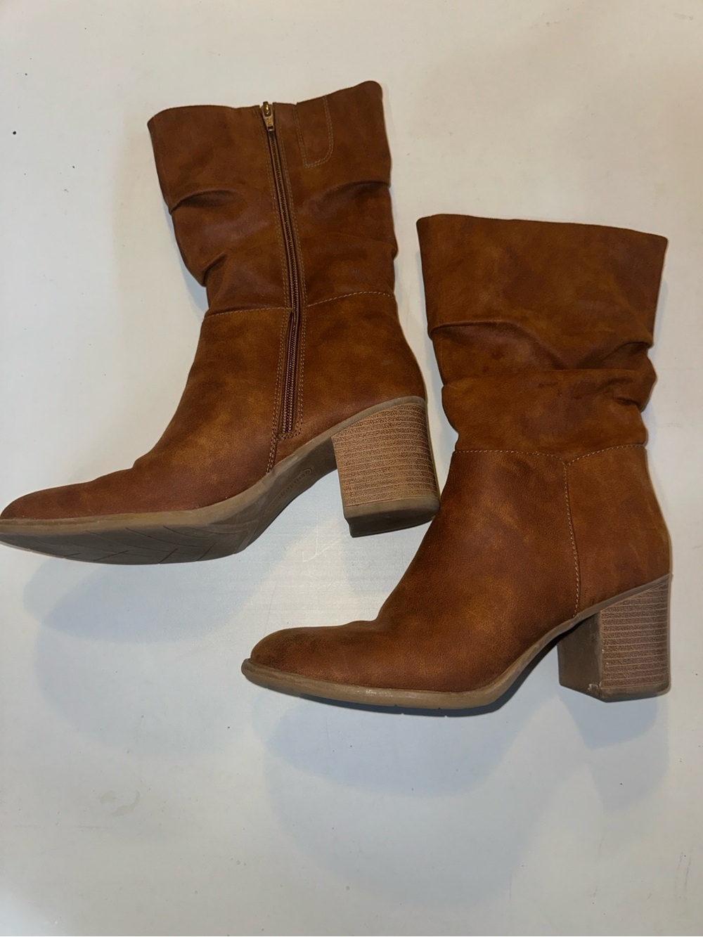 Brown Mid-Calf Boots